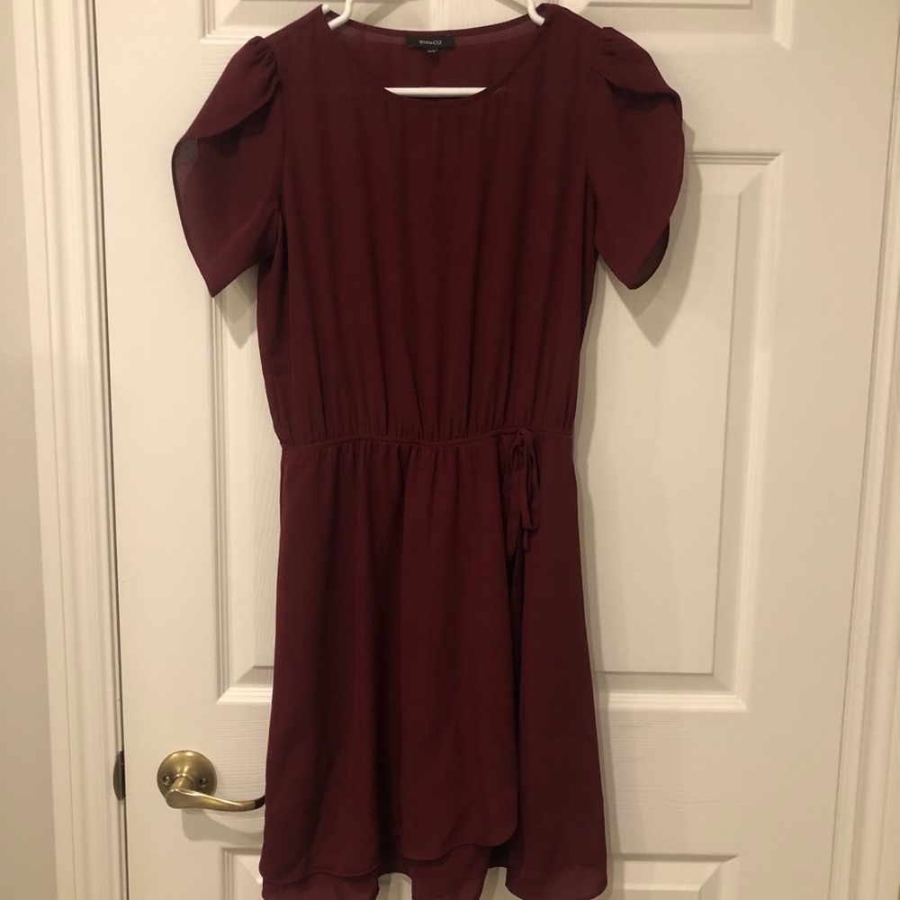 Burgundy RW & Co Dress